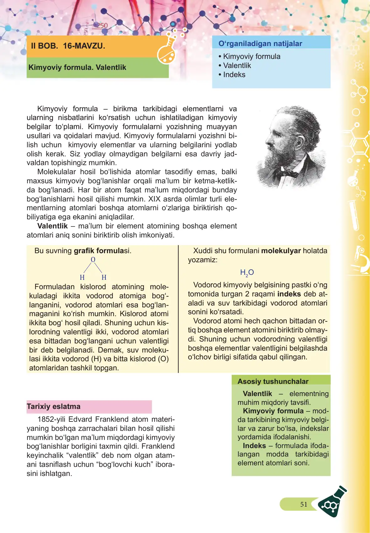 Kimyoviy formula. valentlik