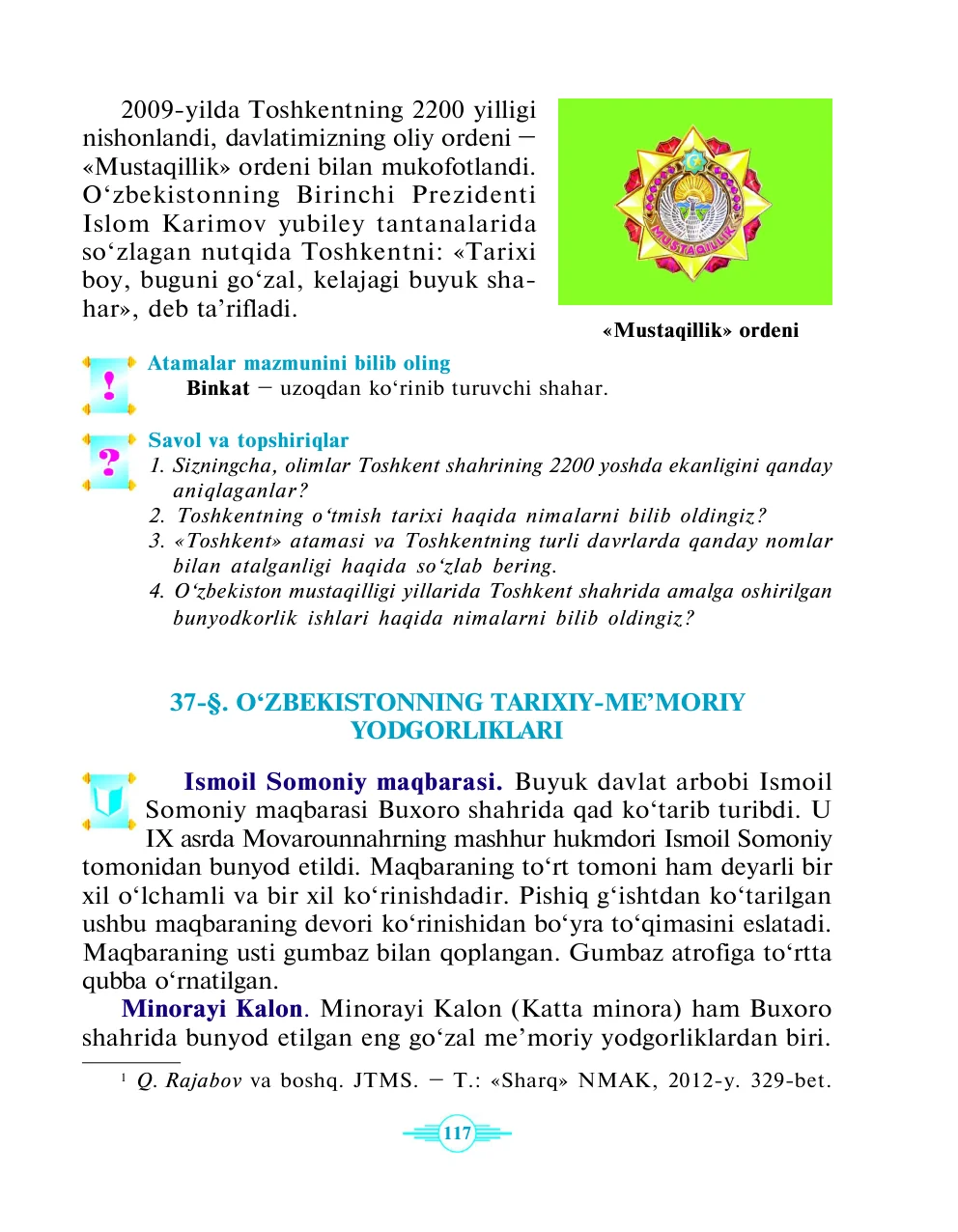 O‘zbekistonning tarixiy-me’moriy yodgorliklari