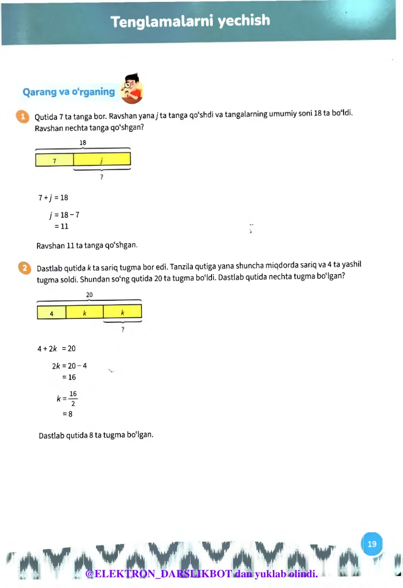 Tenglamalarni yechish