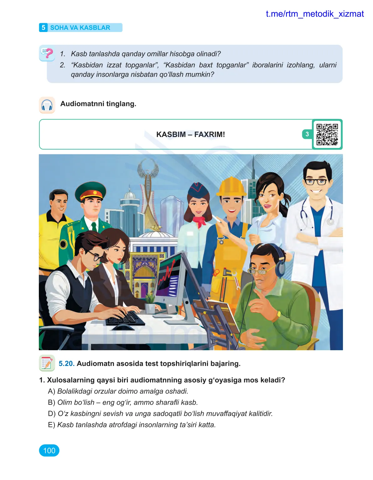 Soha va kasblar (5-dars)