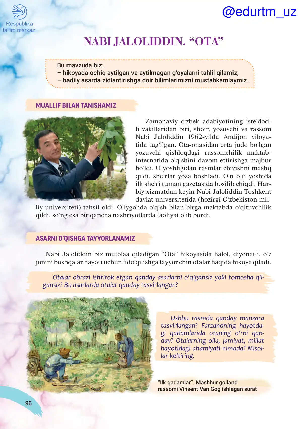 Nabi jaloliddin. Ota