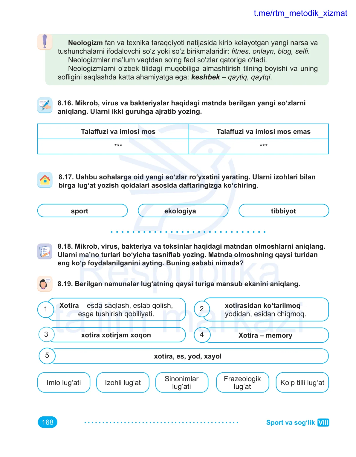Sport va sog‘lik (4-dars)