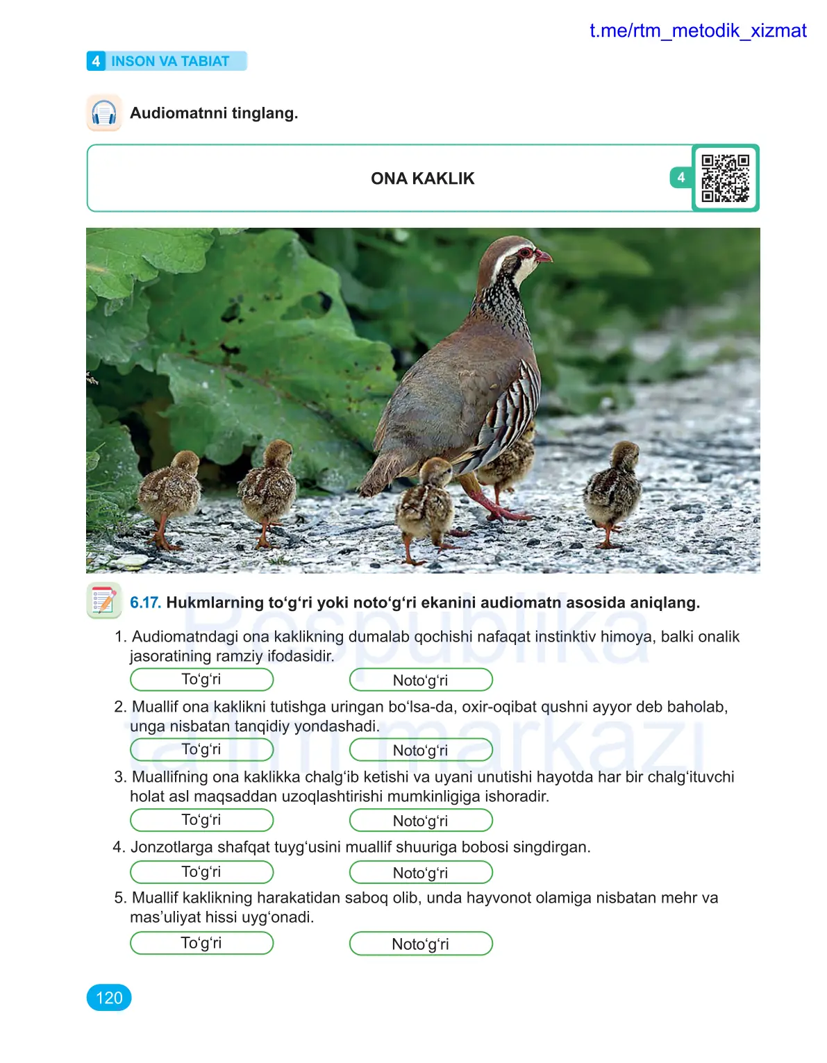 Inson va tabiat (4-dars)