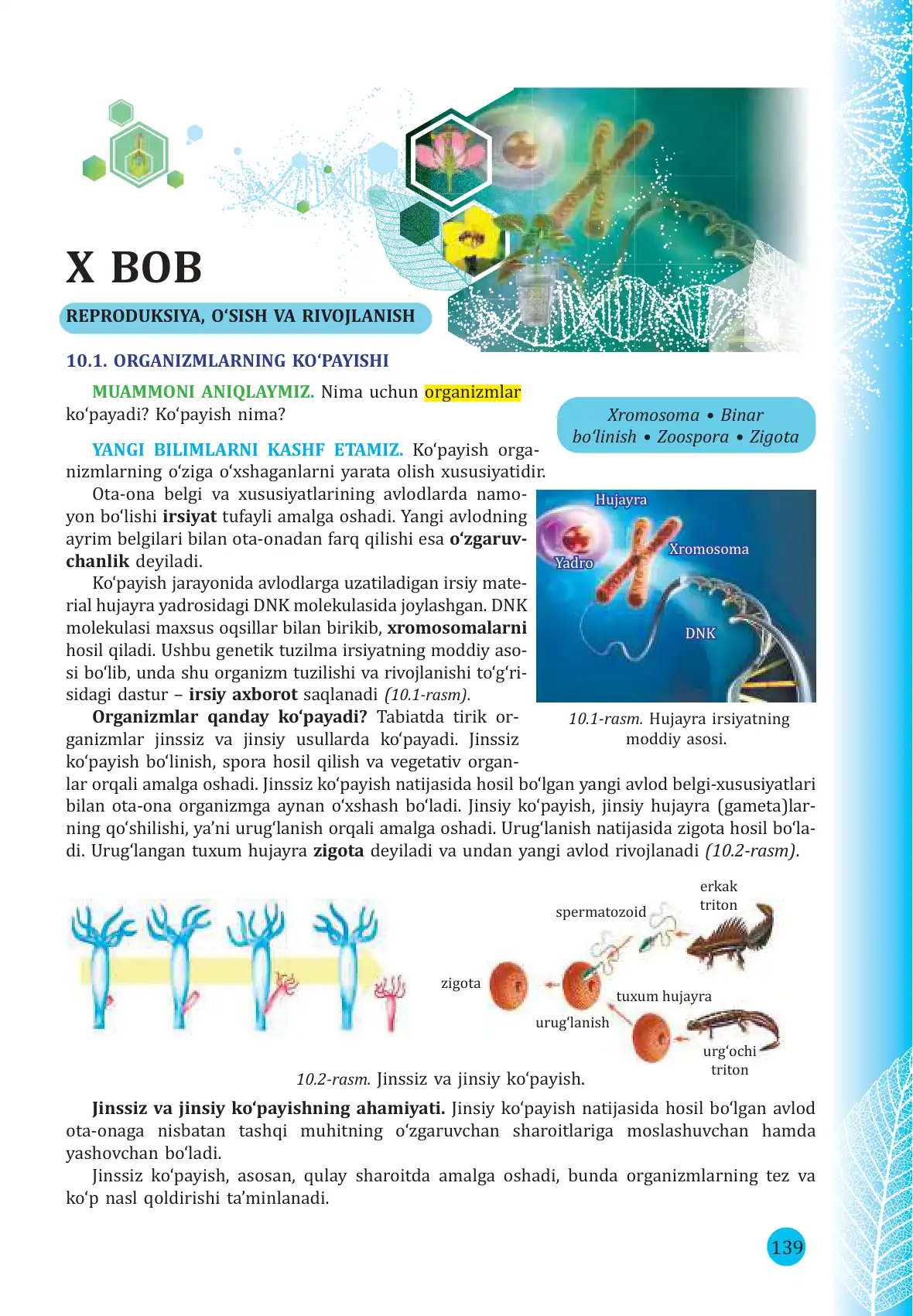 Organizmlarning ko'payishi