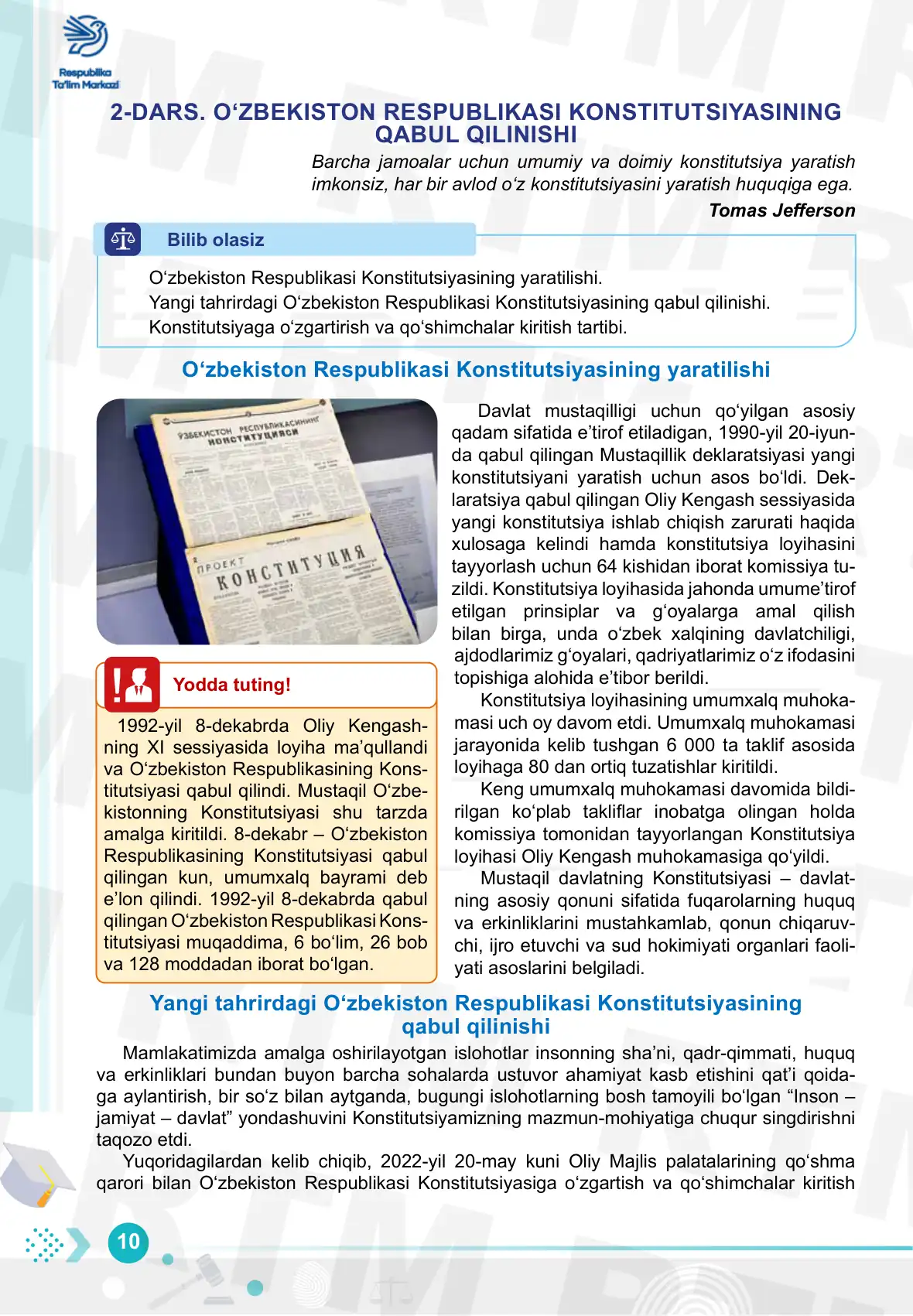 Fuqarolarning shaxsini tasdiqlovchi hujjatlar