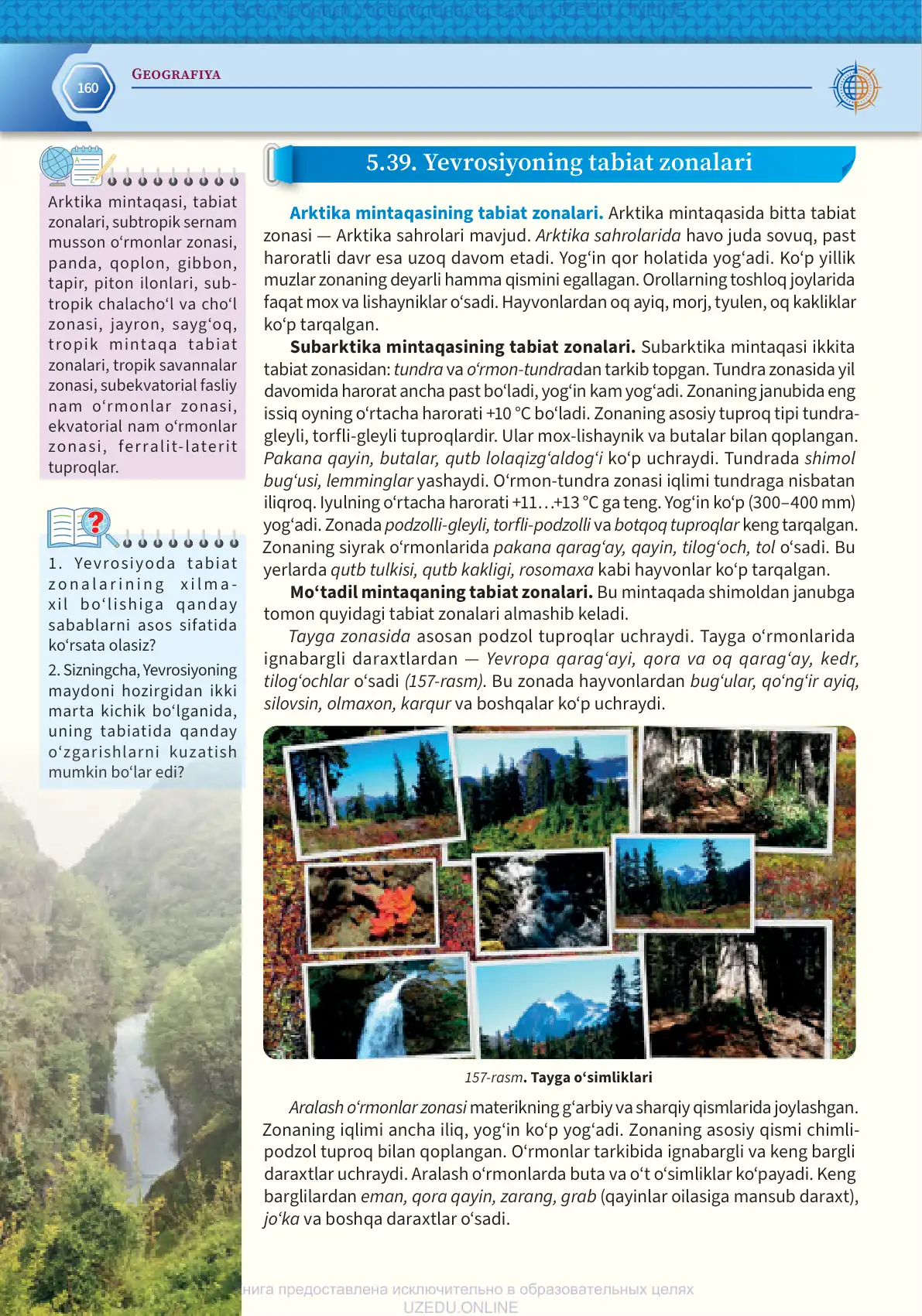 Yevrosiyoning tabiat zonalari