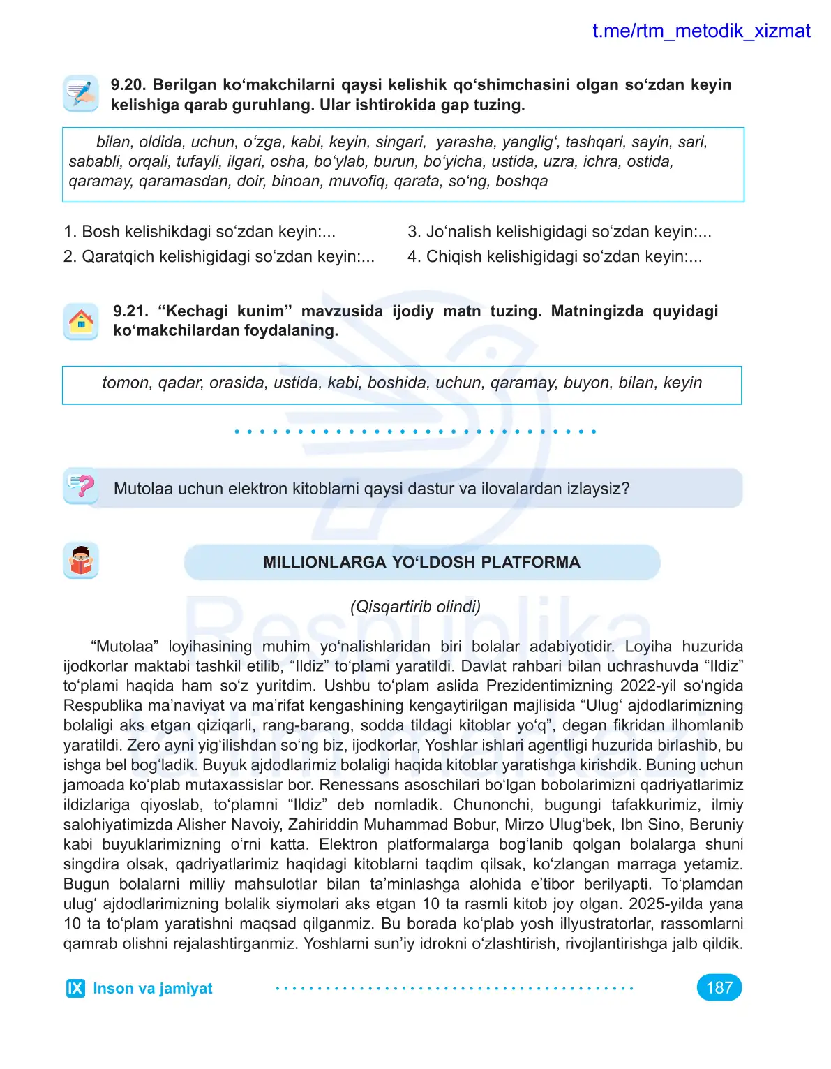 Inson va jamiyat (5-dars)