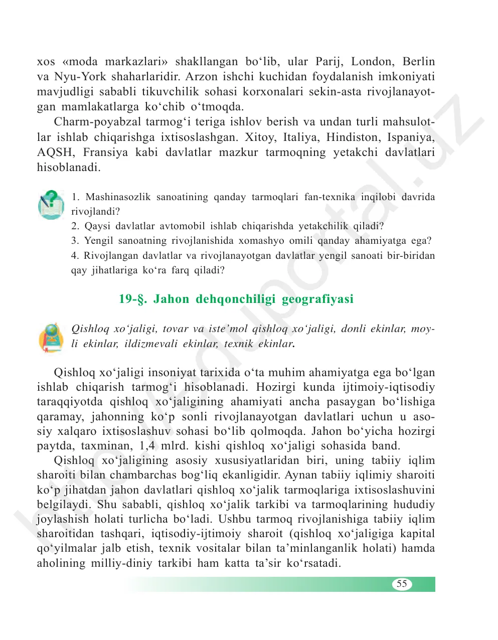 Jahon dehqonchiligi geografiyasi