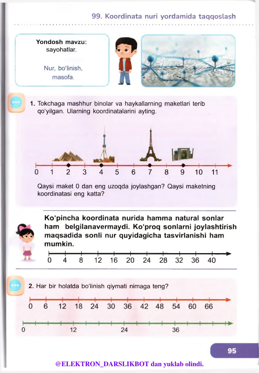 Koordinata nuri yordamida taqqoslash