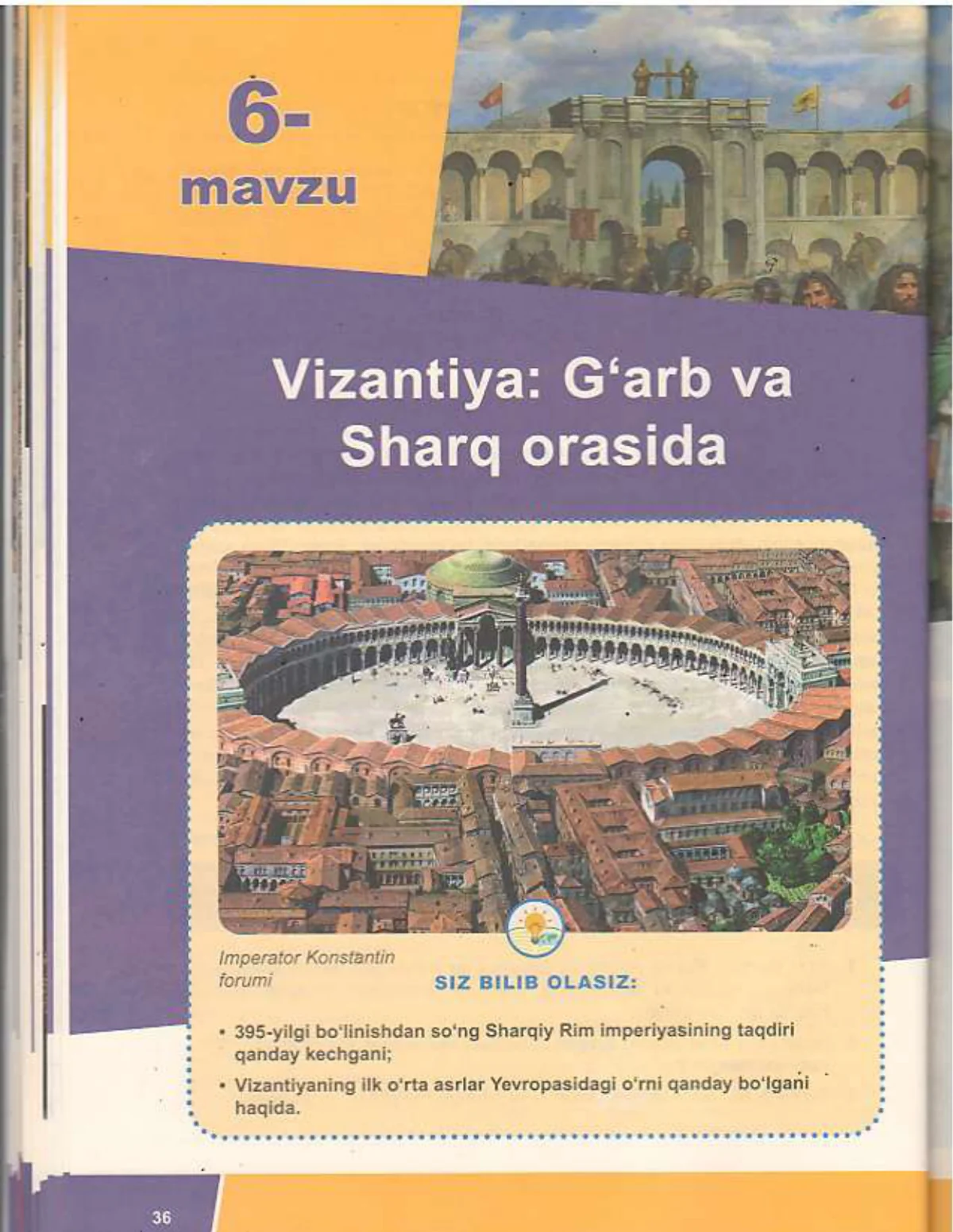 Vizantiya: g‘arb va sharq orasida