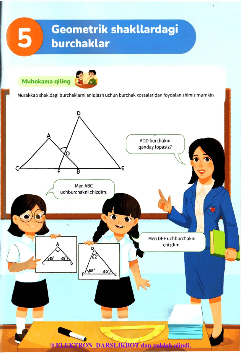 Geometrik shakllardagi burchaklar