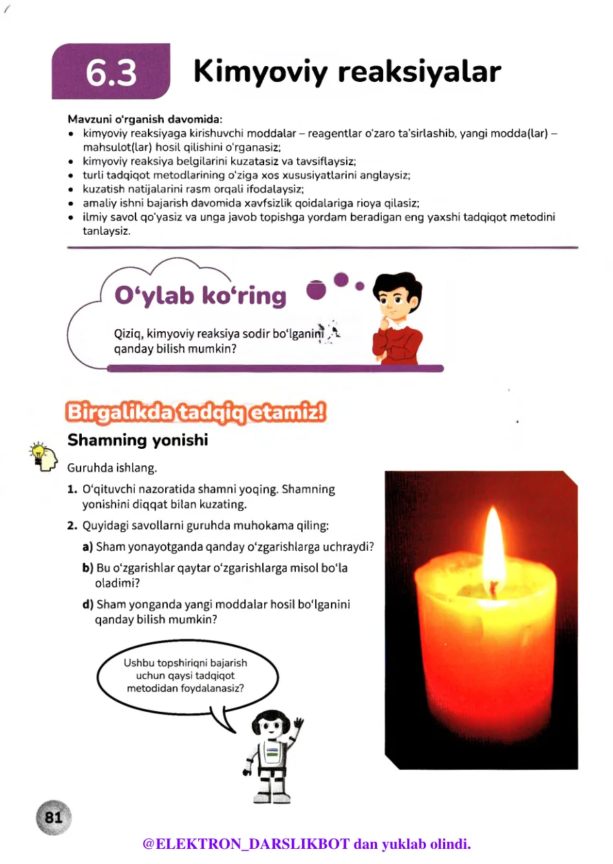 Kimyoviy reaksiyalar