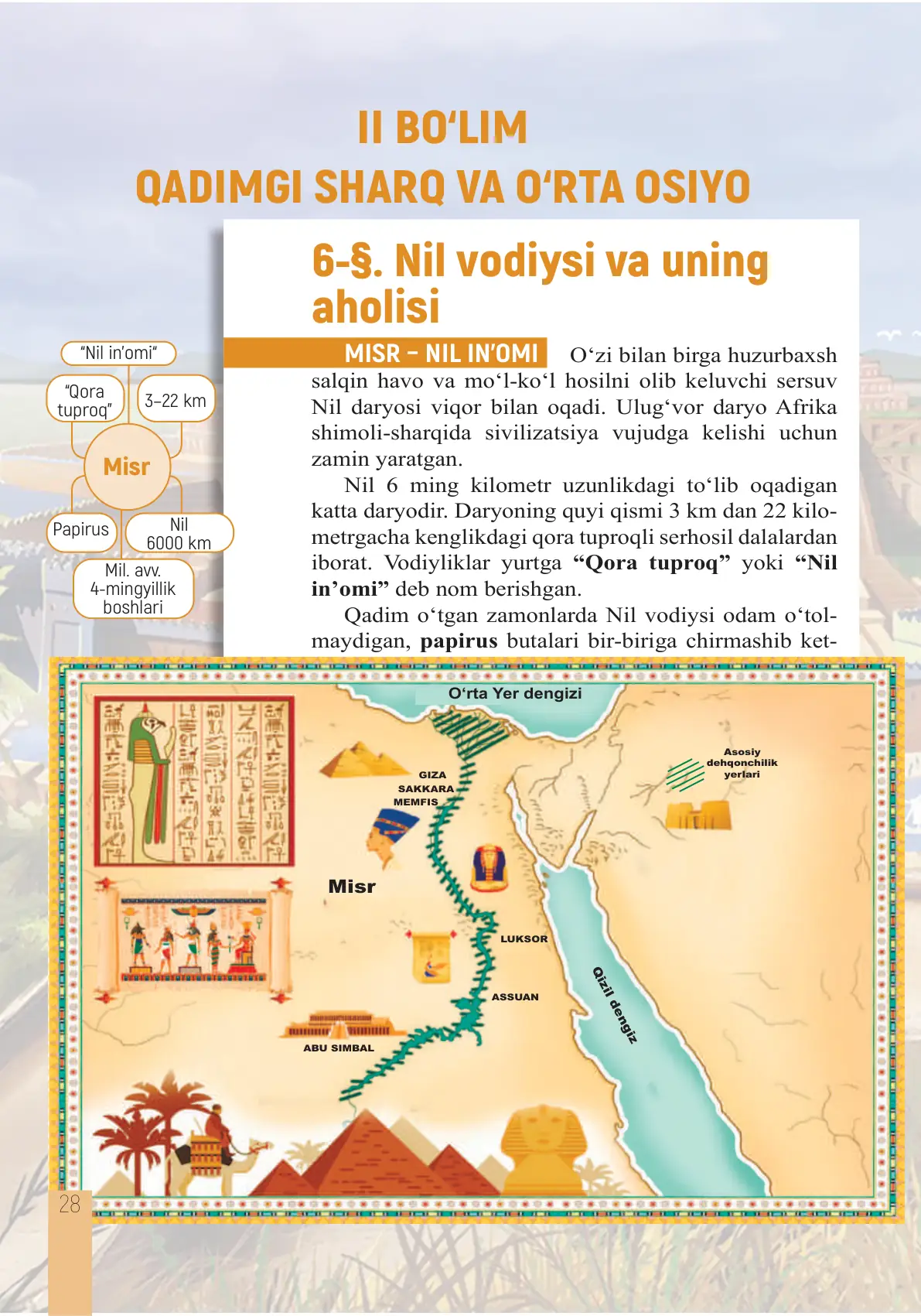 Nil vodiysi va uning aholisi