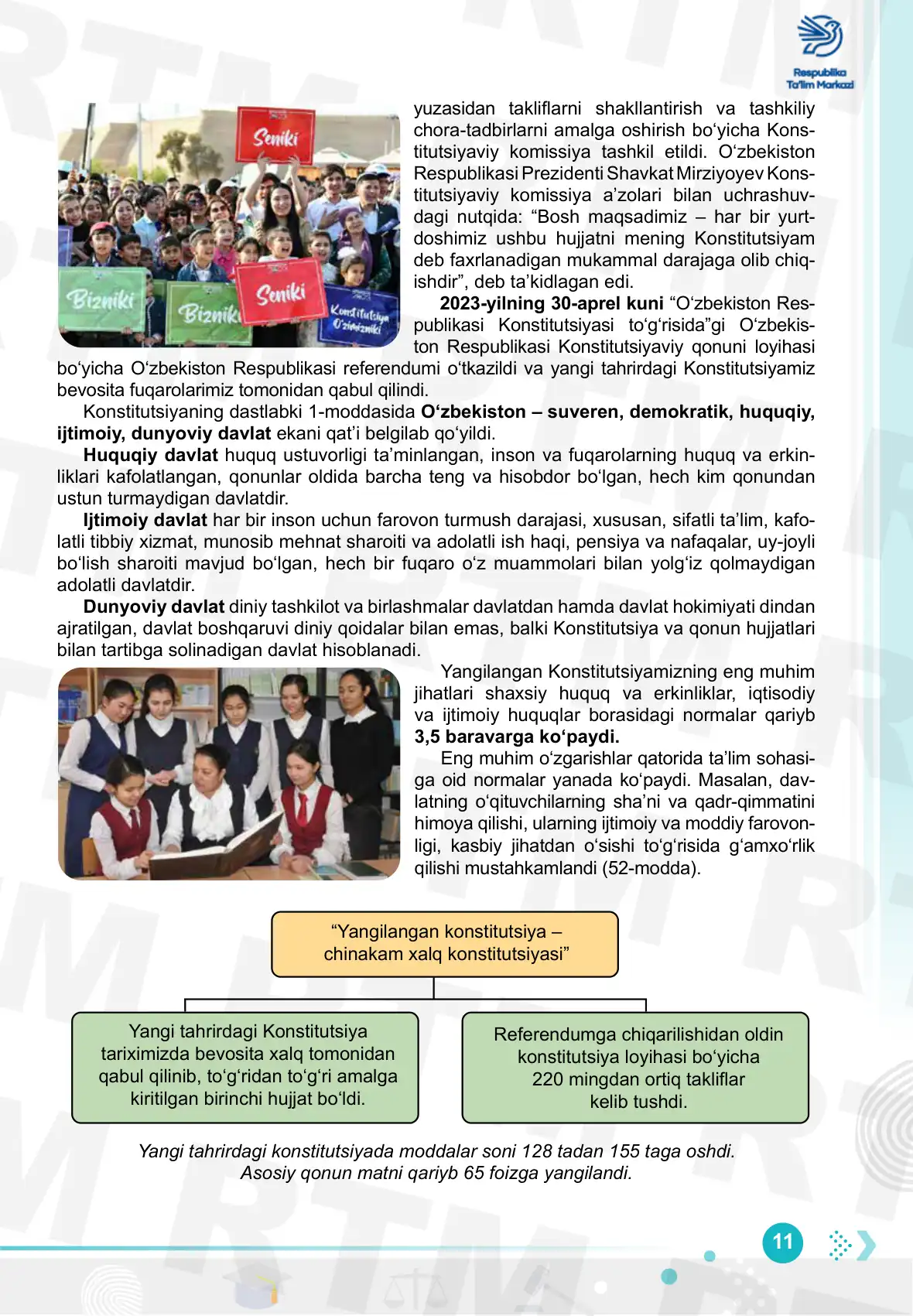 O‘zbekiston respublikasi fuqaroligini tugatish va tiklash asoslari