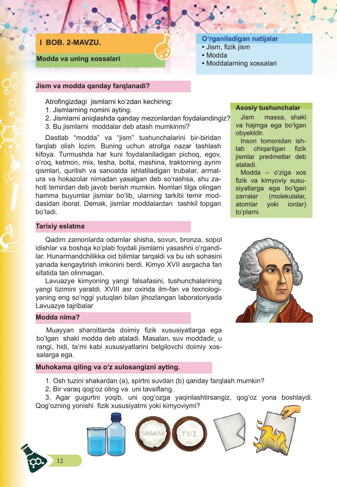 Modda va uning xossalari