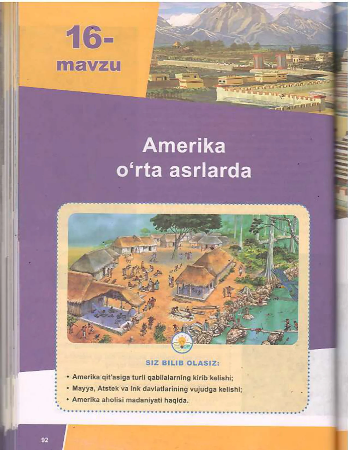 Amerika o‘rta asrlarda