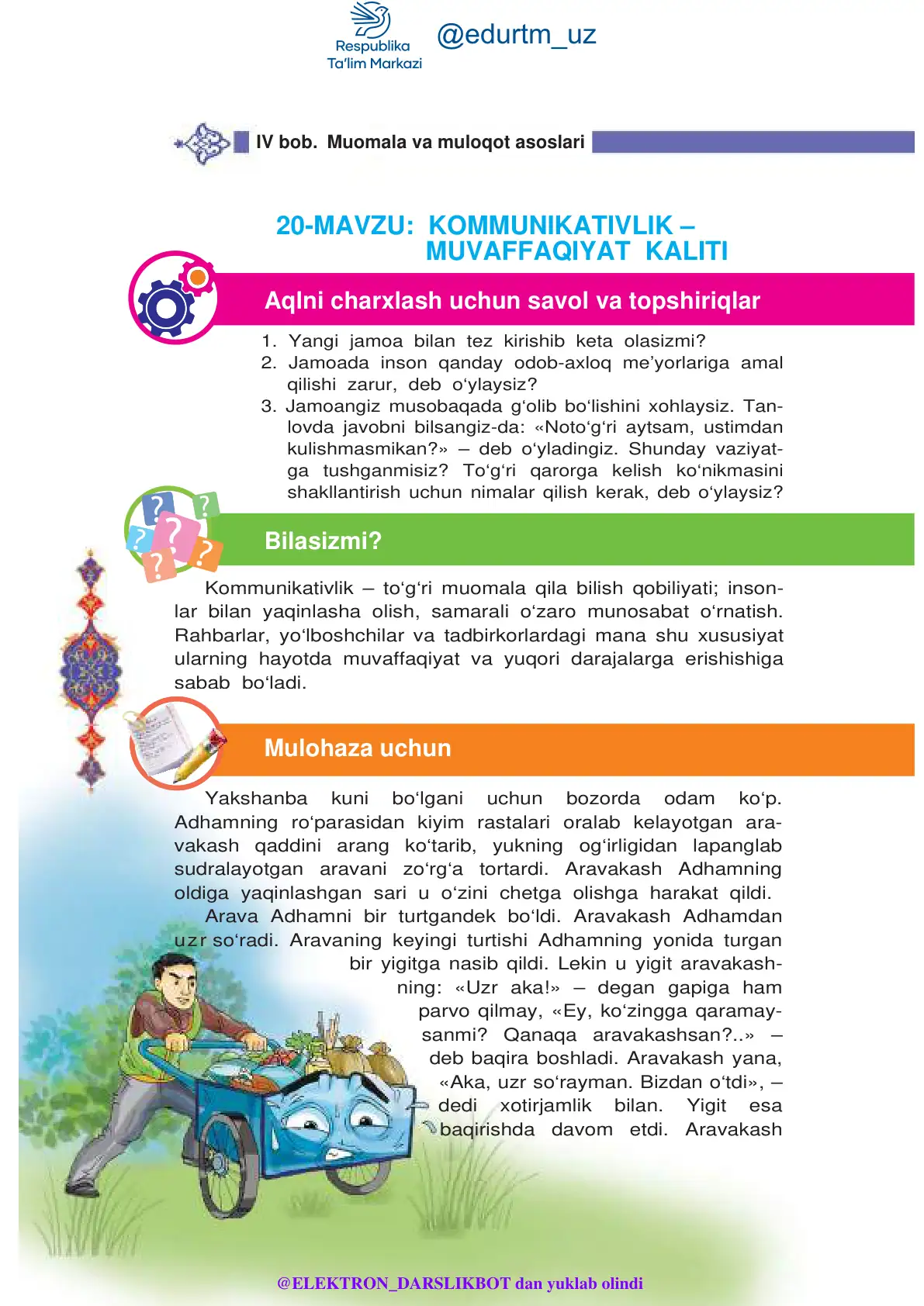 Kommunikativlik – muvaffaqiyat kaliti