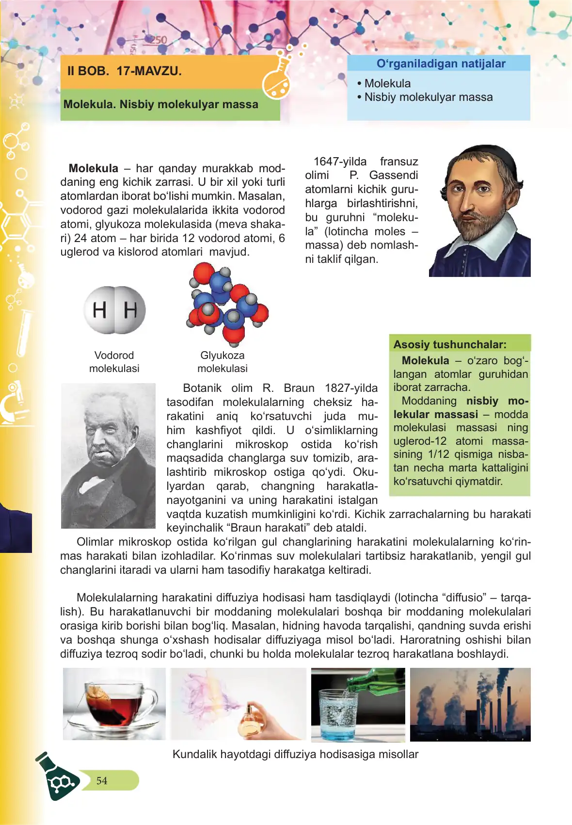 Molekula. nisbiy molekulyar massa