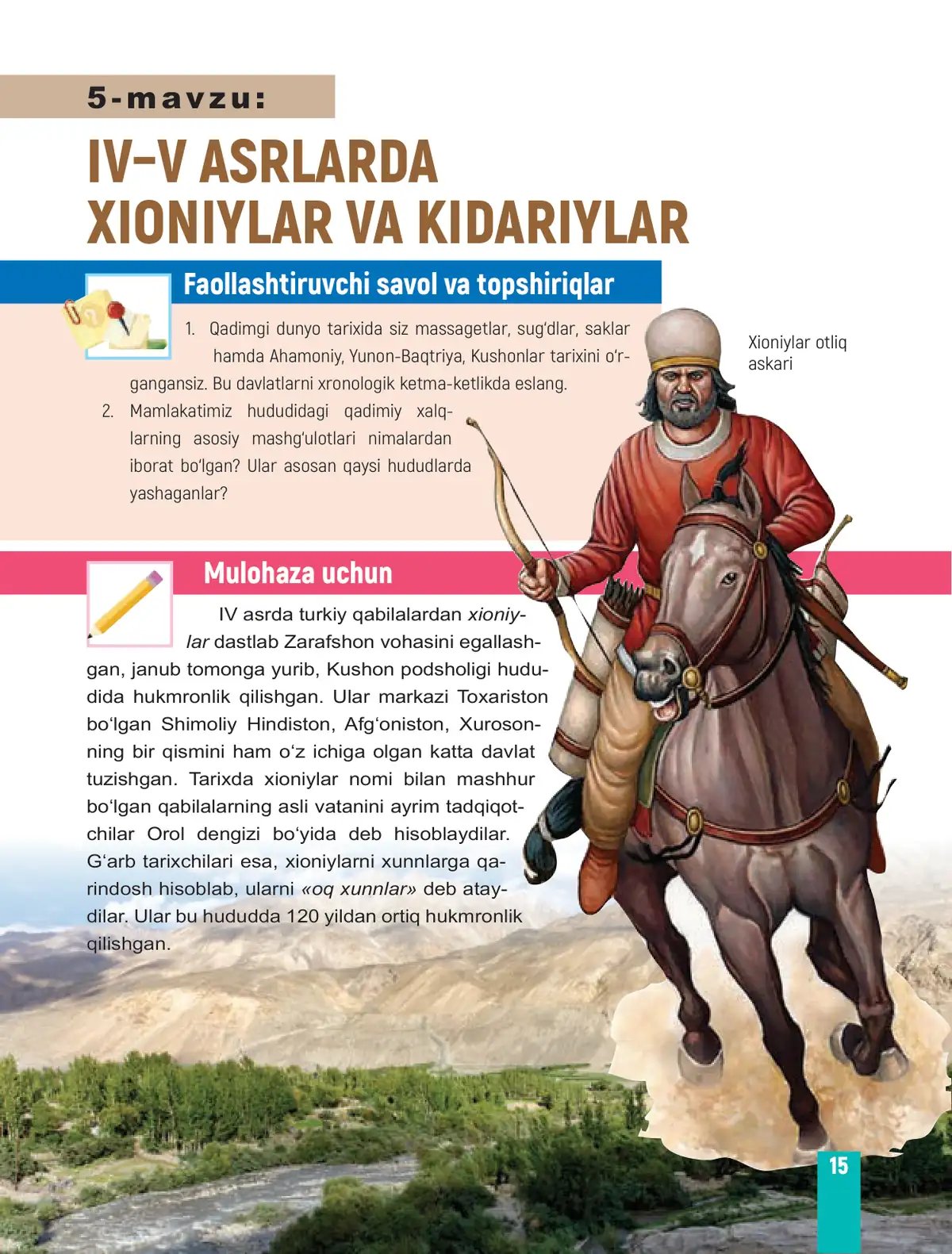 Iv–v asrlarda xioniylar va kidariylar