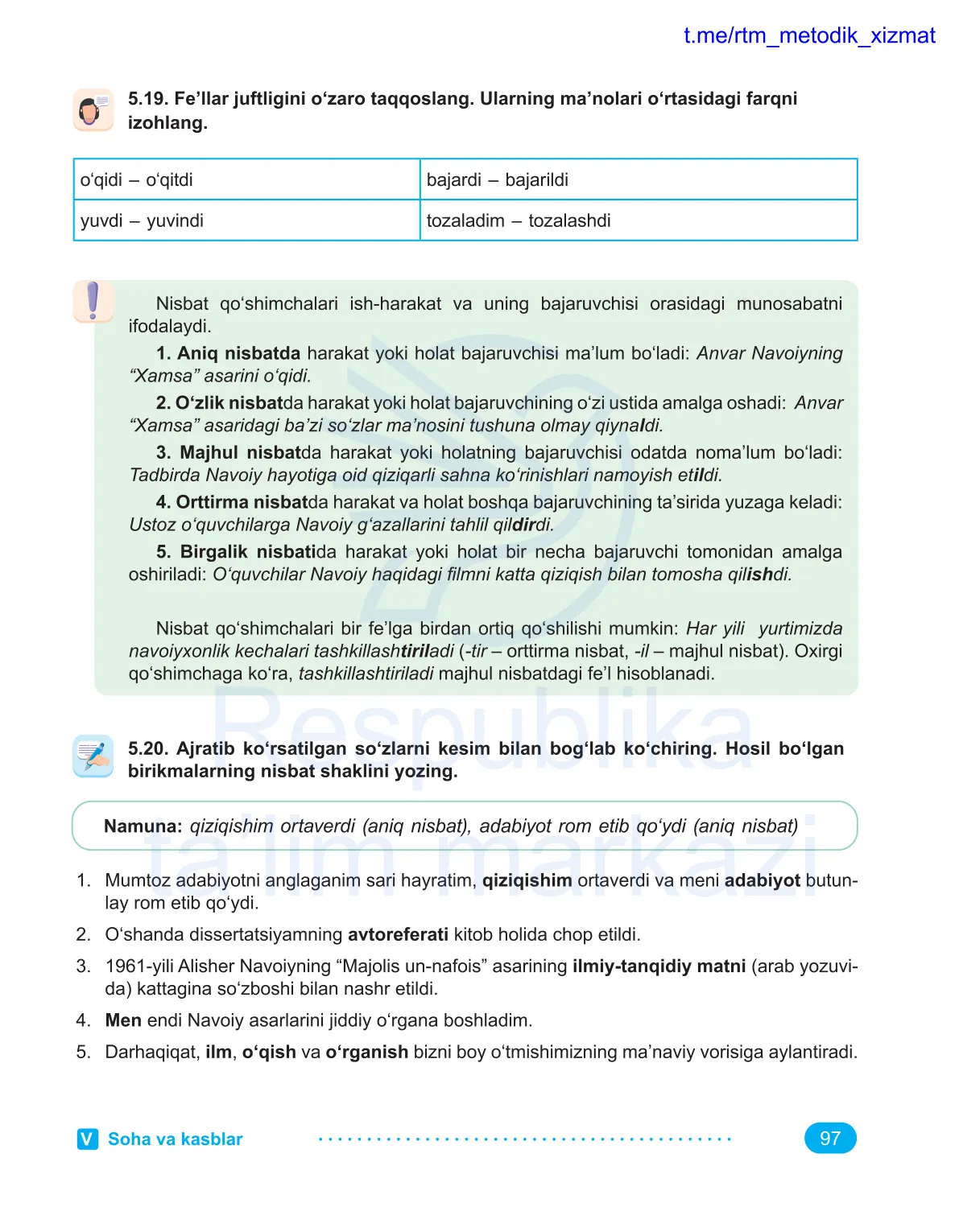Soha va kasblar (4-dars)