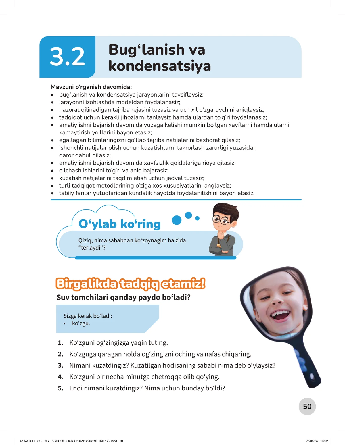 Bug'lanish va kondensatsiya