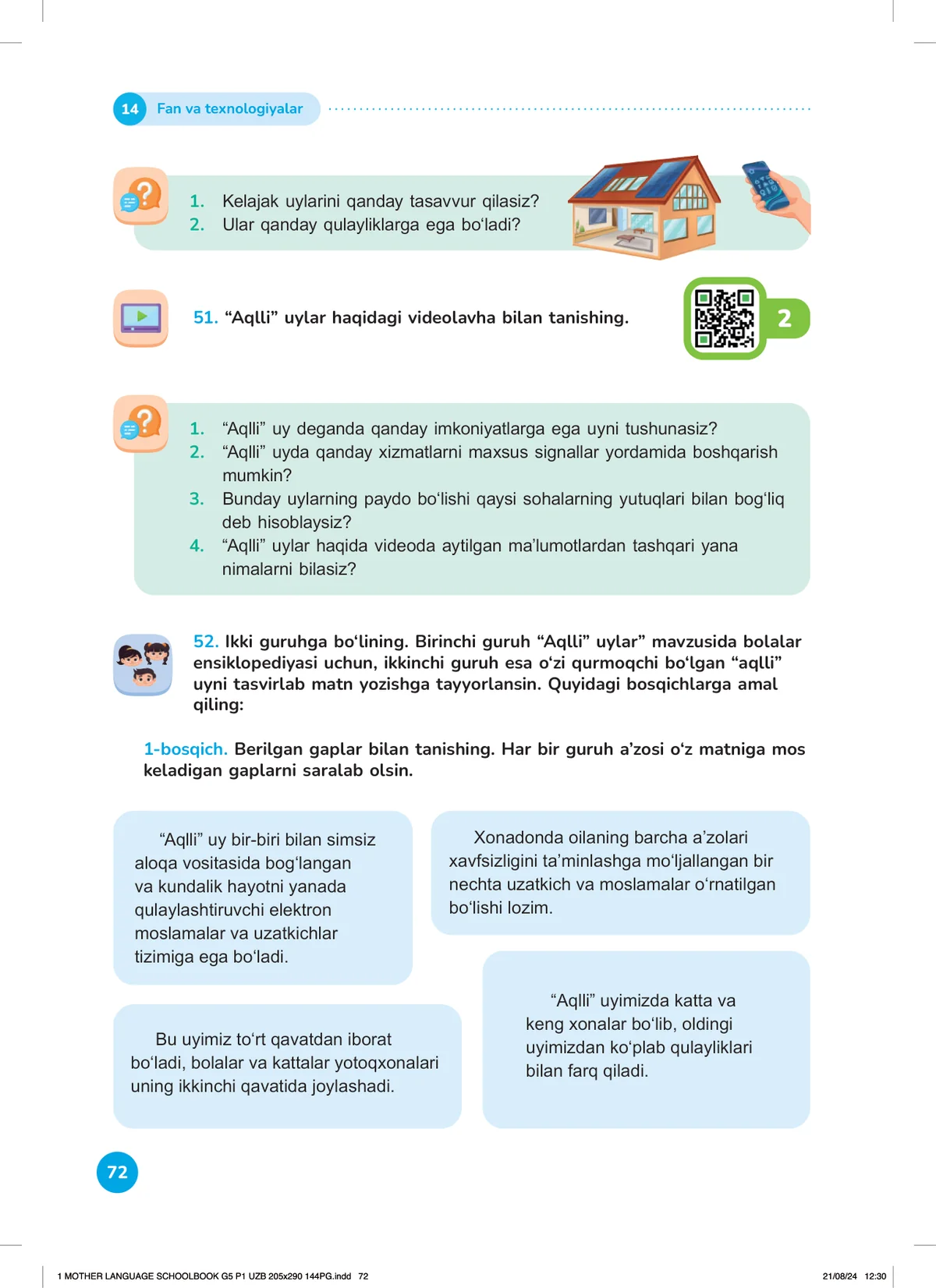 Fan va texnologiyalar (14-dars)